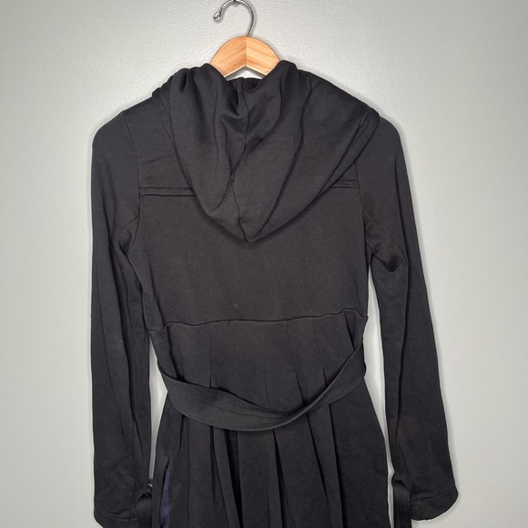 Armani Exchange Knit Trench With Hood and Belt - Picture 6 of 9